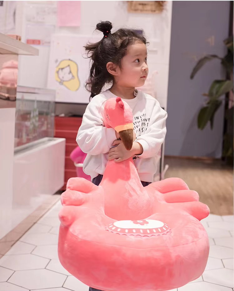 Soft Pink Flamingo Chair