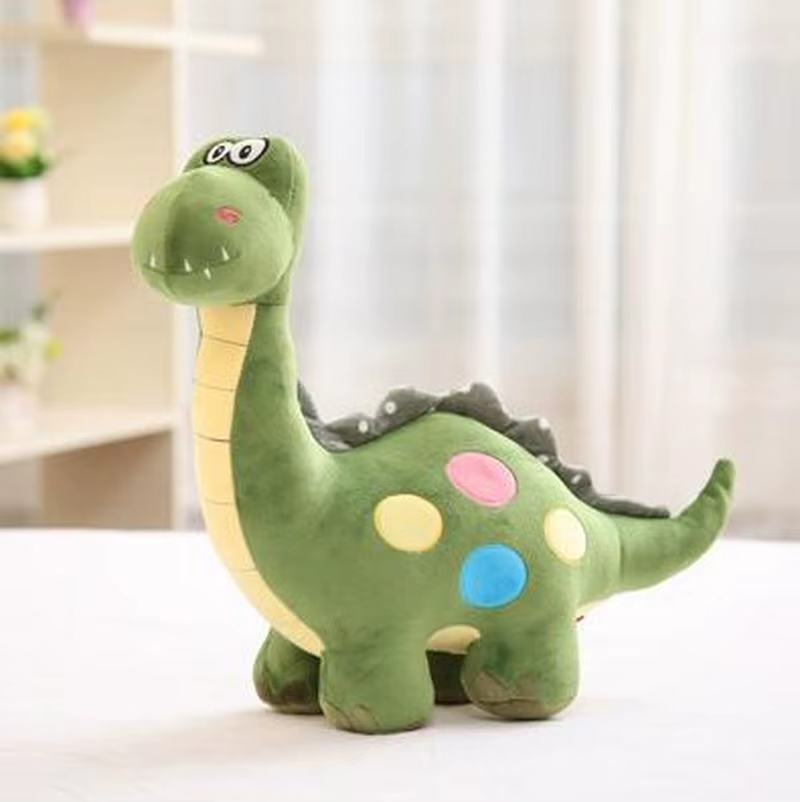 Cute Green Dino Plush