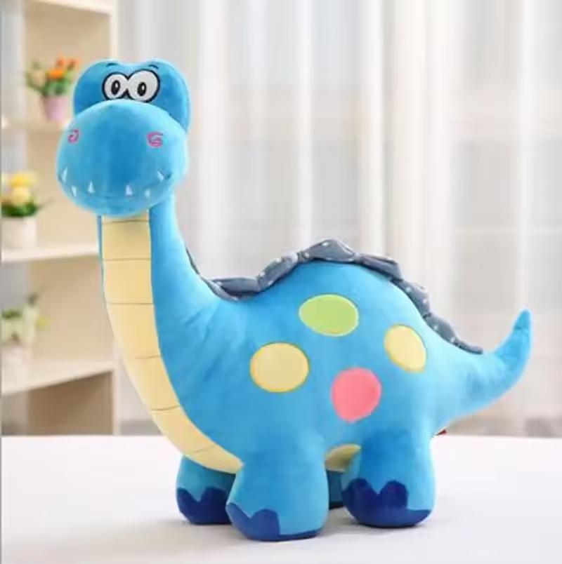 Cute Blue Dino Plush