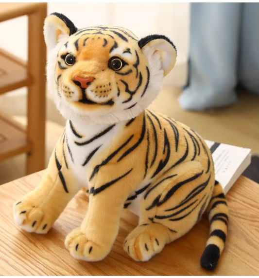 Lifelike Tiger Plush