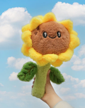 Adorable Fluffy Sunflower Plush