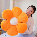Orange Flower Pillow Plush