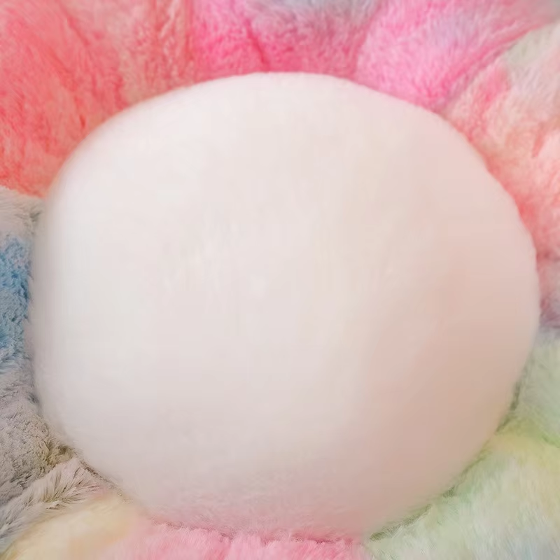 Multicolor Flower Pillow Plush