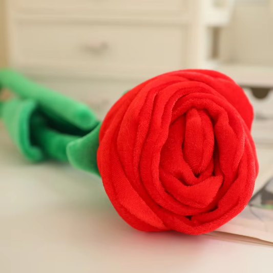 Red Rose Flower Plush