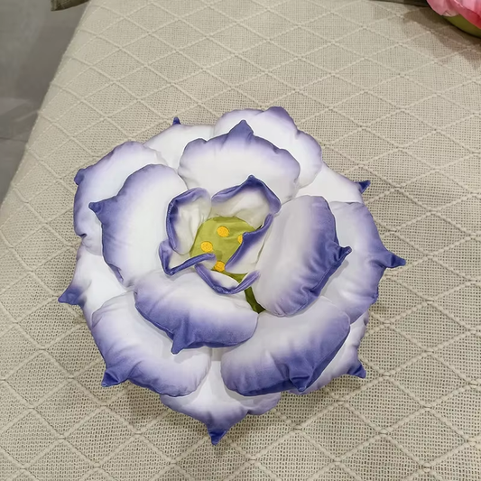 Blue Lotus Pillow Plush