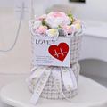 Classy White Bouquet Plush