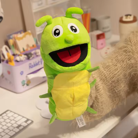 Happy Caterpillar Puppet Plush