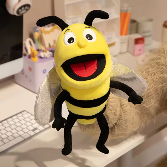 Joyful Bee Puppet Plush