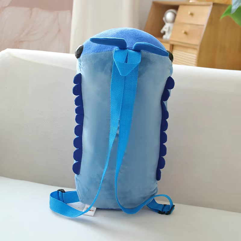 Blue Isopod Plush Backpack