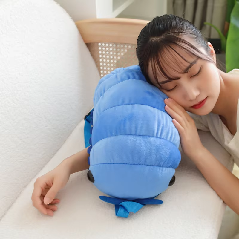 Blue Isopod Plush Backpack