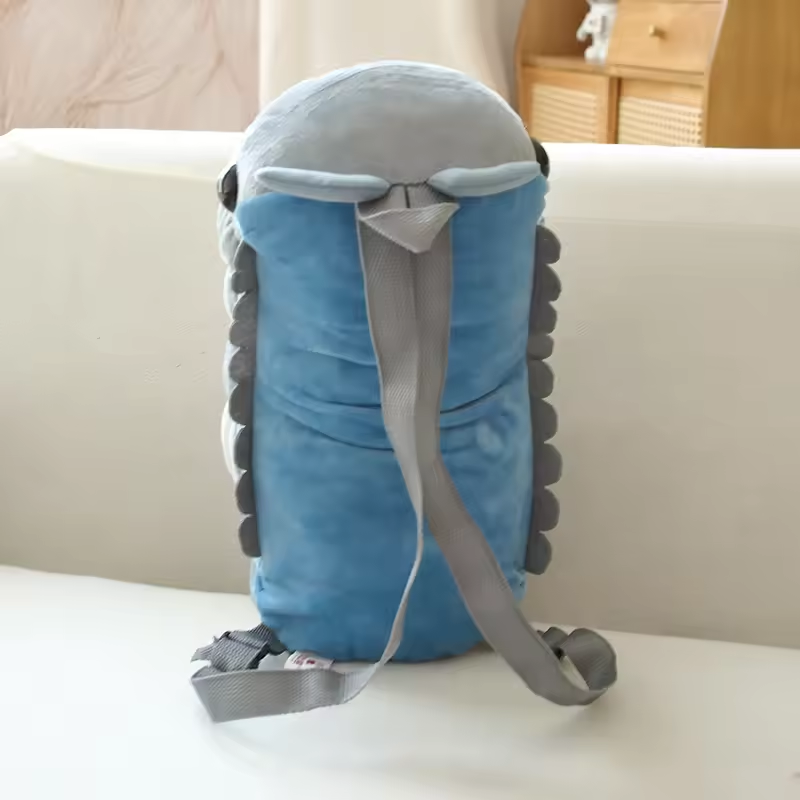 Grey Isopod Plush Backpack