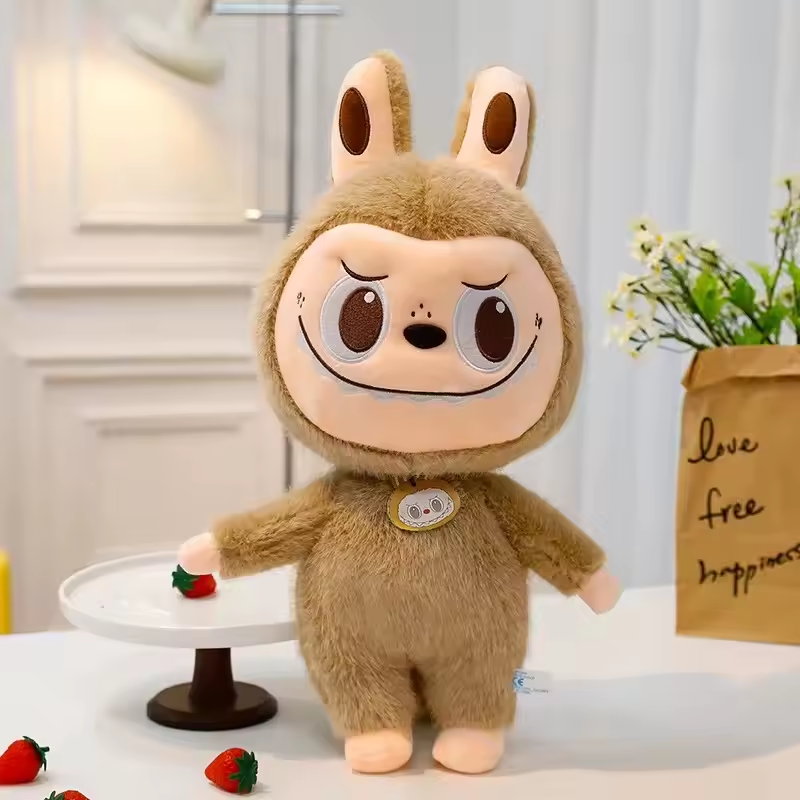 Light Brown Labubu Rabbit Plush