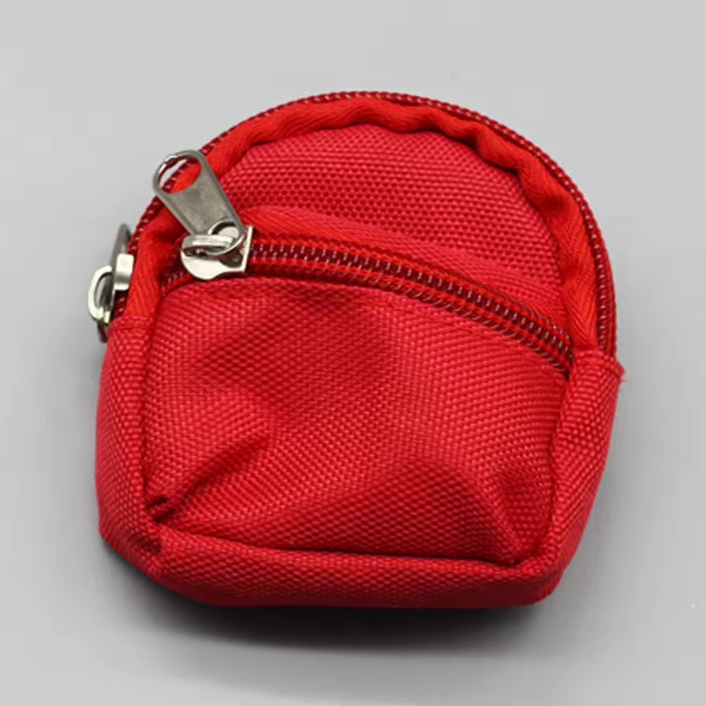 Red Labubu Small Backpack