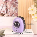 Purple Small Pet Backpack For Plushies