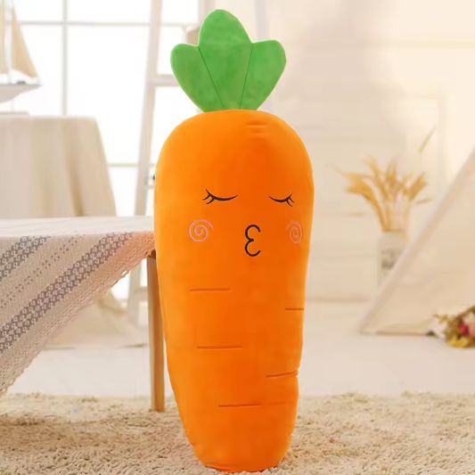 Big Cute Kissing Carrot Soft Plush