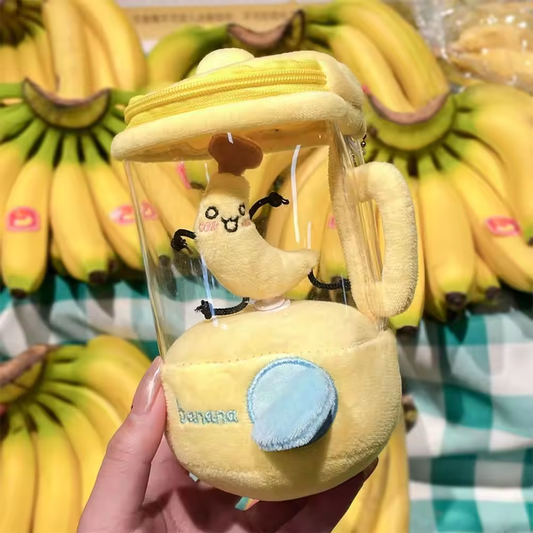 Spinning Banana Fruit Juicer Plush Toy