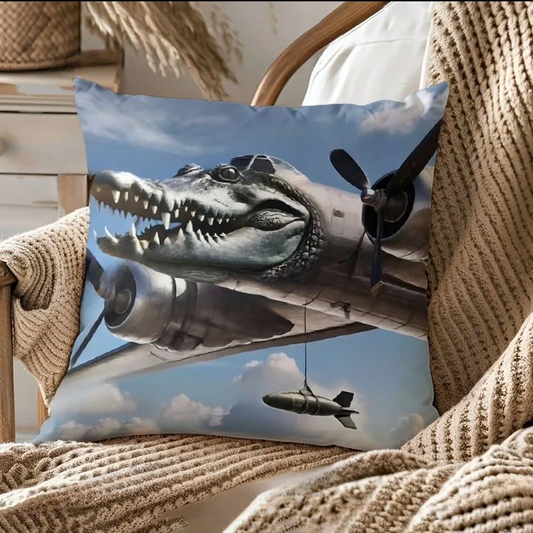 Bombardino Crocodilo Pillow Plush
