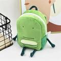 Adorable Fluffy Green Backpack
