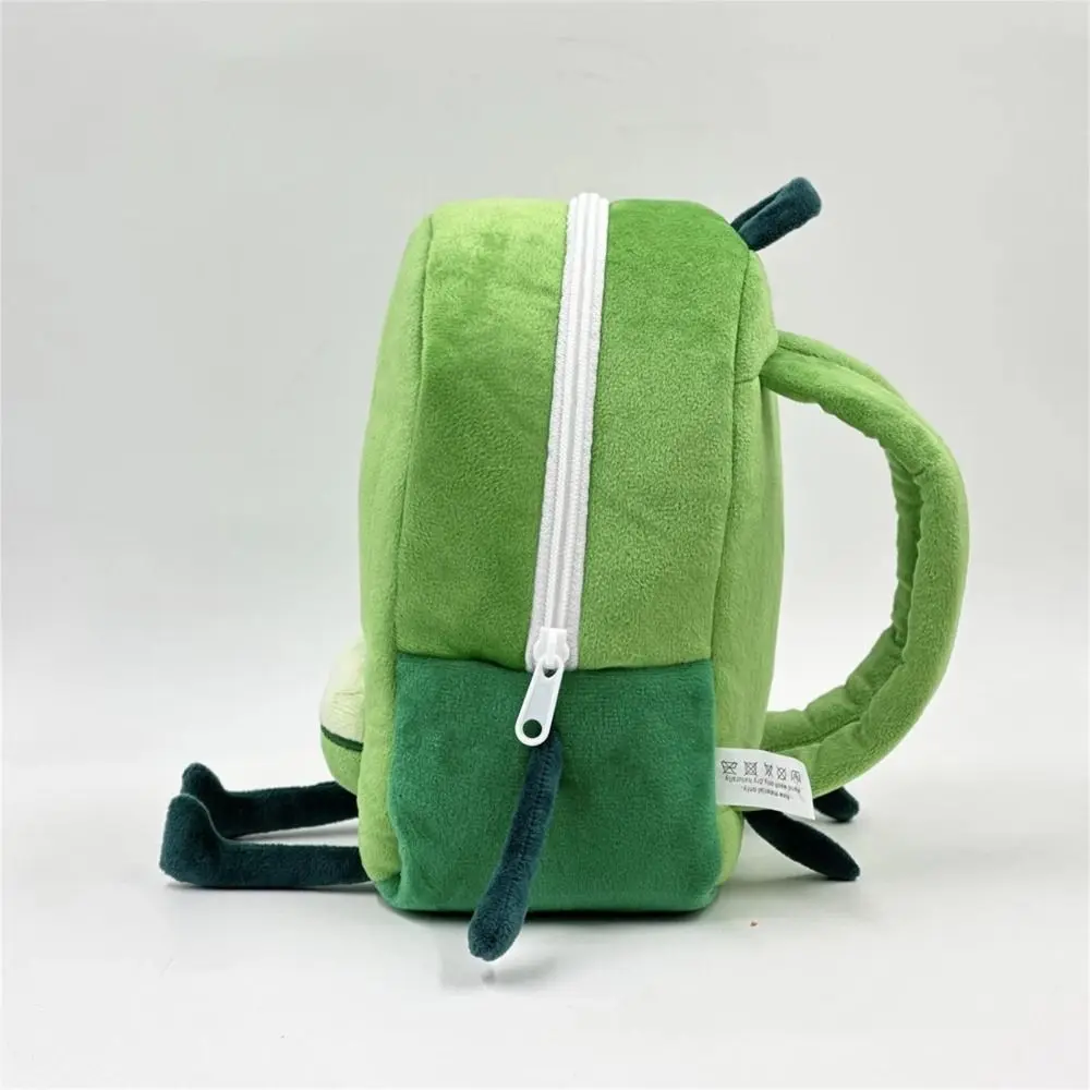 Adorable Fluffy Green Backpack