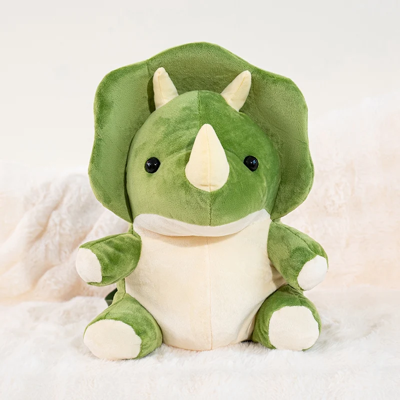 Green Cute Triceratops Backpack