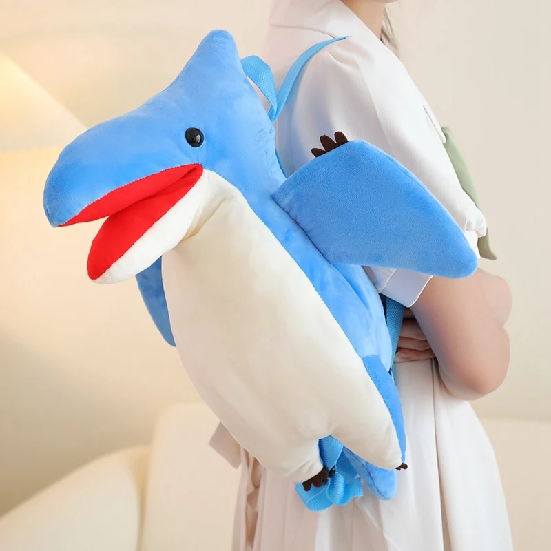 Blue Cute Pterosaurs Backpack