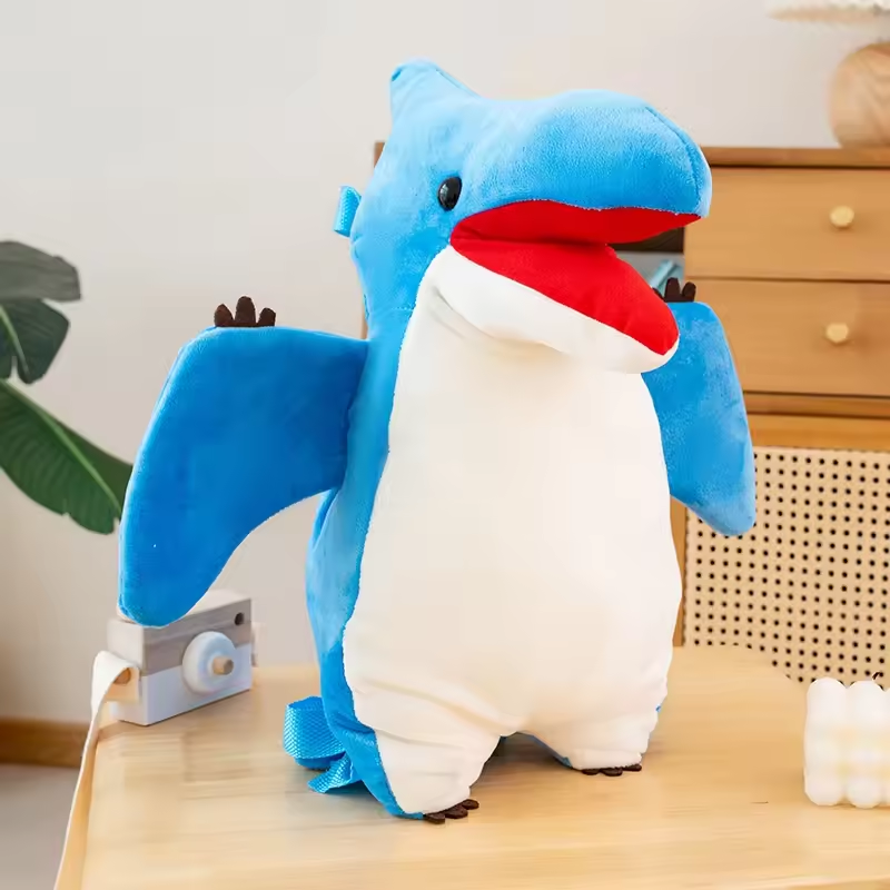Blue Cute Pterosaurs Backpack