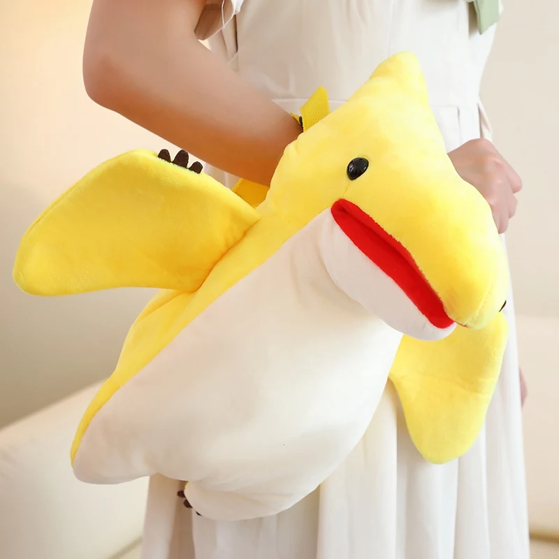Yellow Cute Pterosaurs Backpack