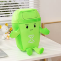 Green Trash Can Plush