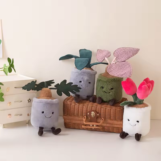Adorable Plants Set Of Four Plush