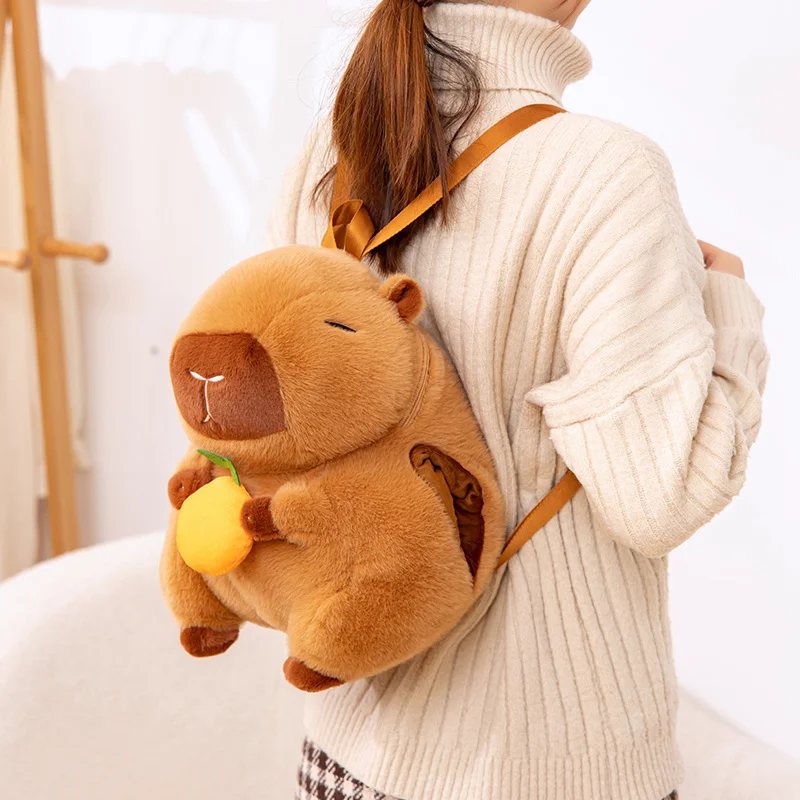 Hand Warmer Capybara Backpack