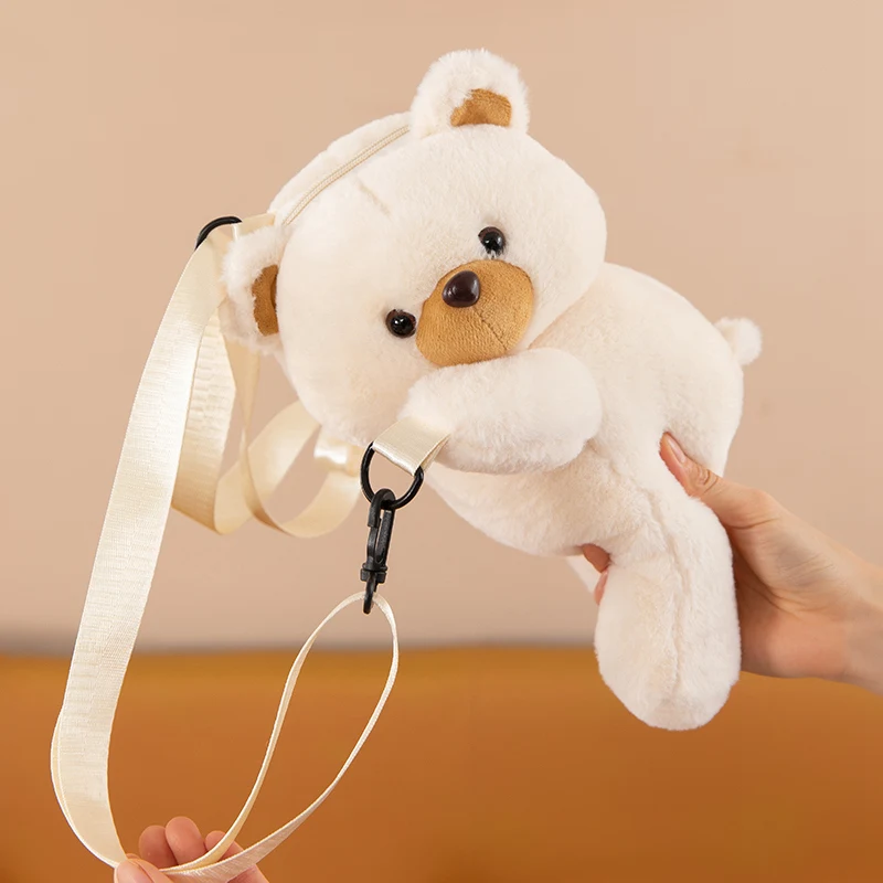Cute White Teddy Bear Backpack