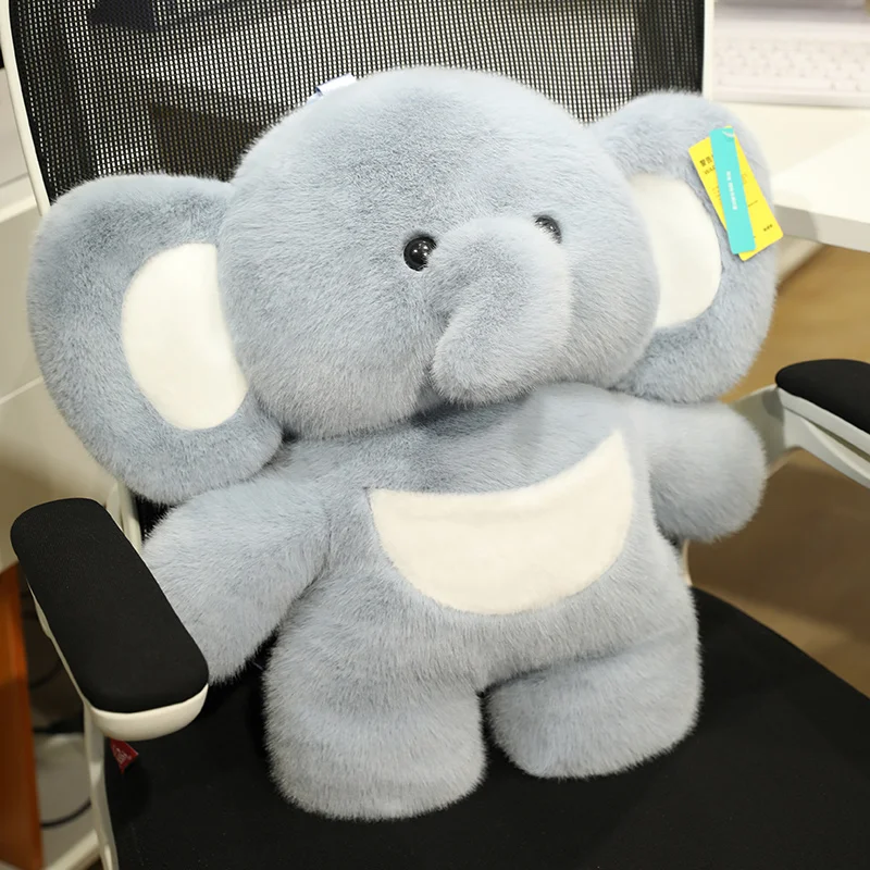 Adorable Fluffy Elephant Backpack