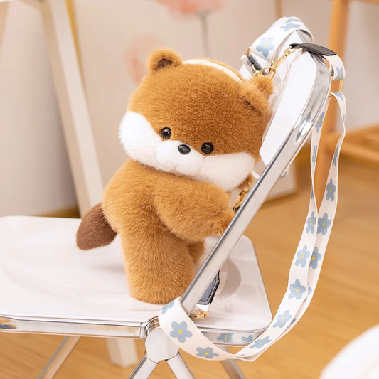 Cute Fluffy Fox Backpack