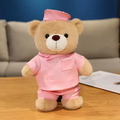 Pink Scrub Nurse Bear Plush