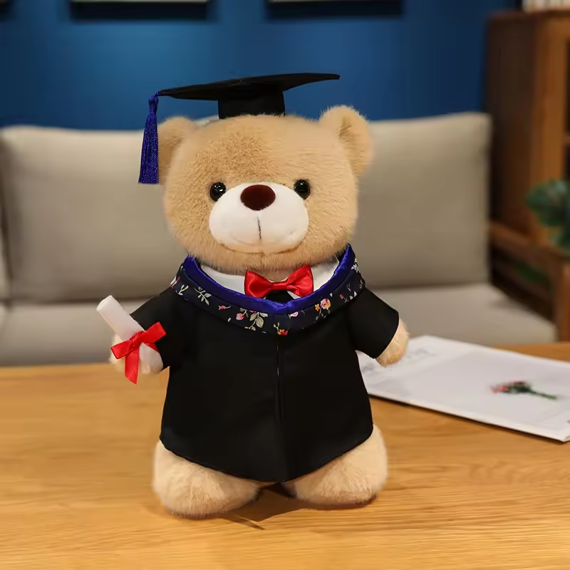 Blue Graduation Bear Plush