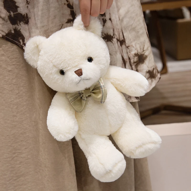 White Fluffy Bear Plush Toy