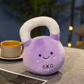 Purple Happy Kettlebell Plush Toy