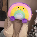 Happy Fluffy Rainbow Plush
