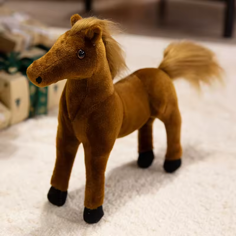 Adorable Brown Horse Plush