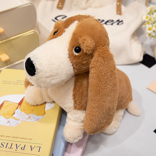 Adorable Brown Sausage Doge Plush