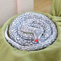 White & Grey Cute Snake Plush Toy