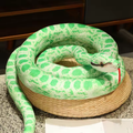 White & Green Python Plush Toy