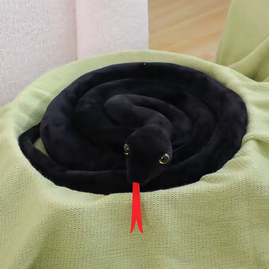 Black Mamba Snake Plush Toy