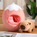 Capybara Stuffed In Strawberry Plush
