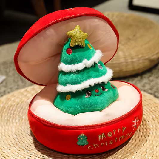 Christmas Tree Stuffed In Apple Plush