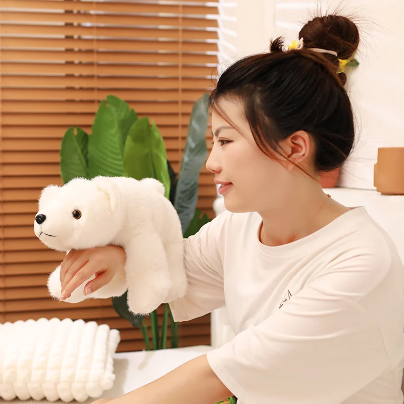 Cute Fluffy Polar Bear Plush Toy