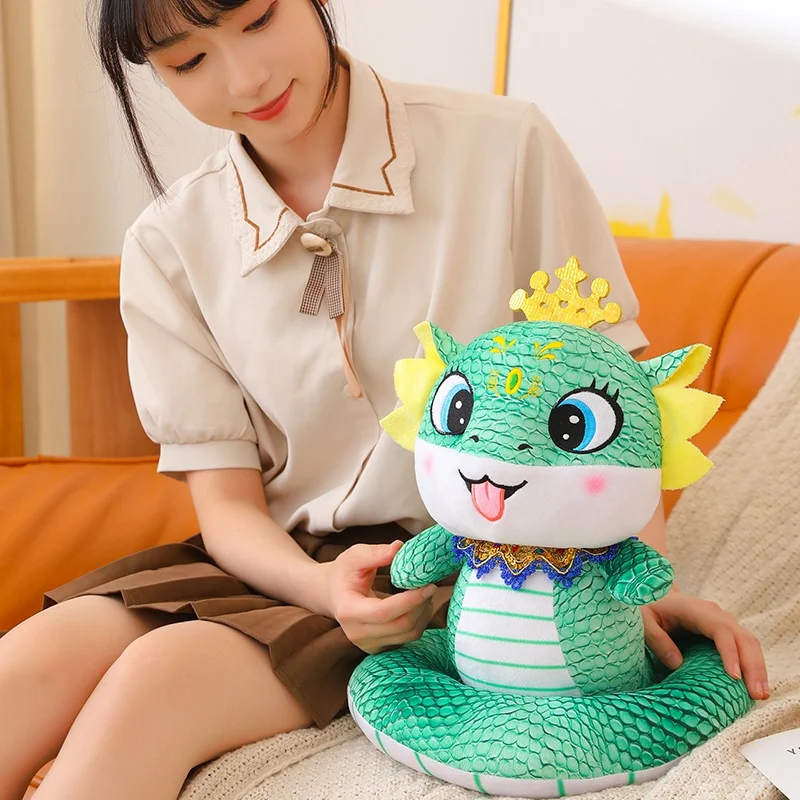 Green Jade Cute Chinese Dragon Plushie