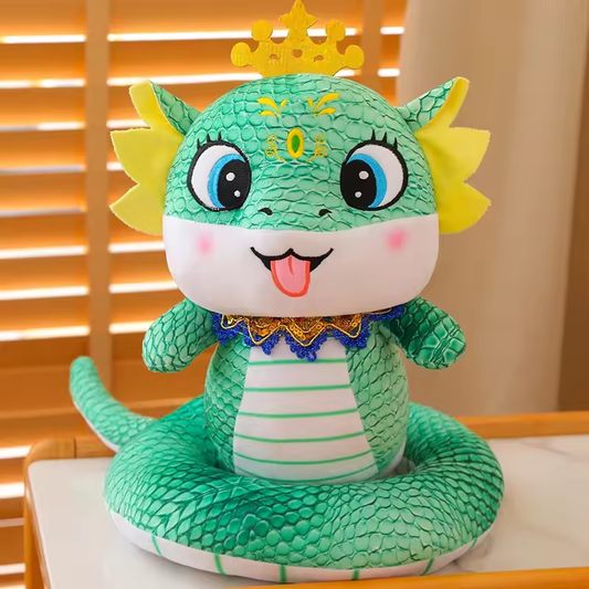 Green Jade Cute Chinese Dragon Plushie