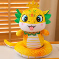 Yellow Cute Chinese Dragon Plushie