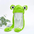 Fluffy Moving Ears Frog Beanie